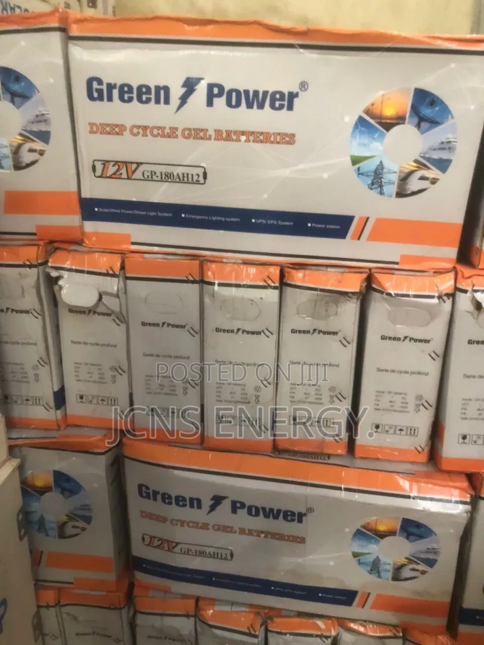 Green Power Slim Gel Battery 100ahs