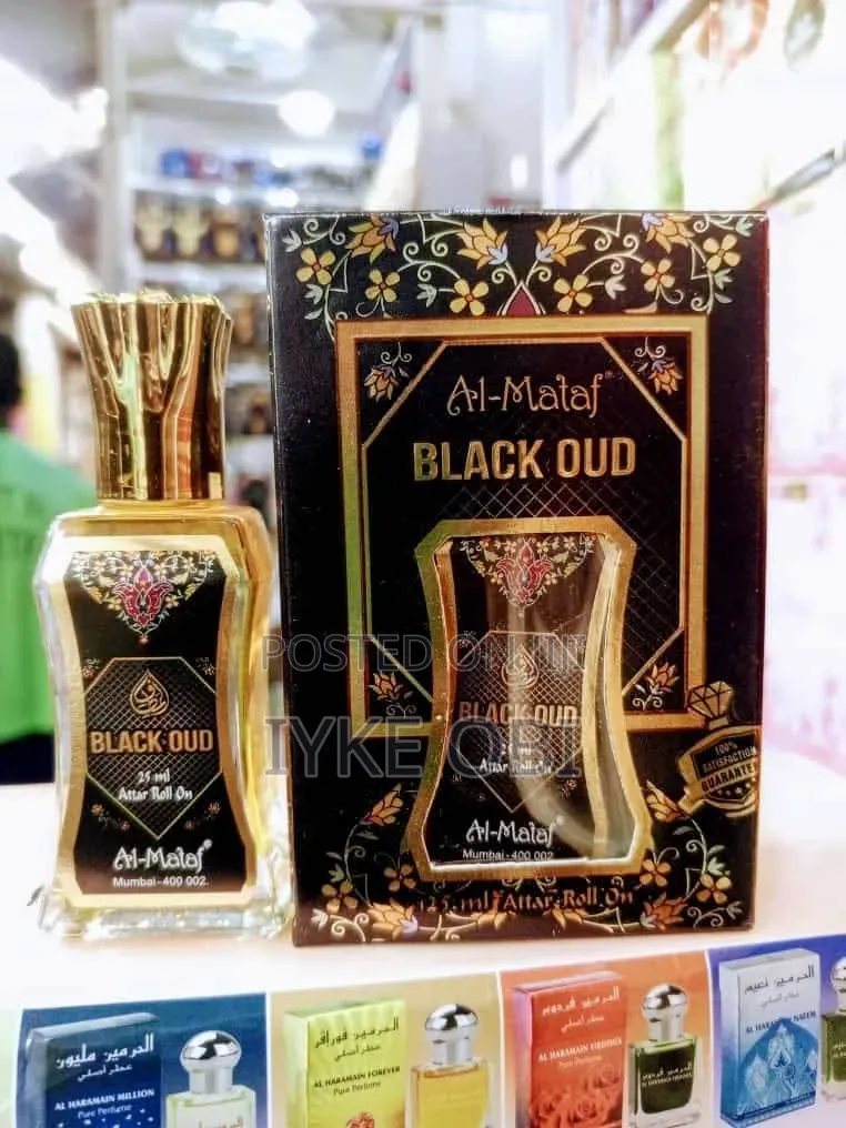 Al-Mataf Black Oud 48hours Oil Perfume 25ml