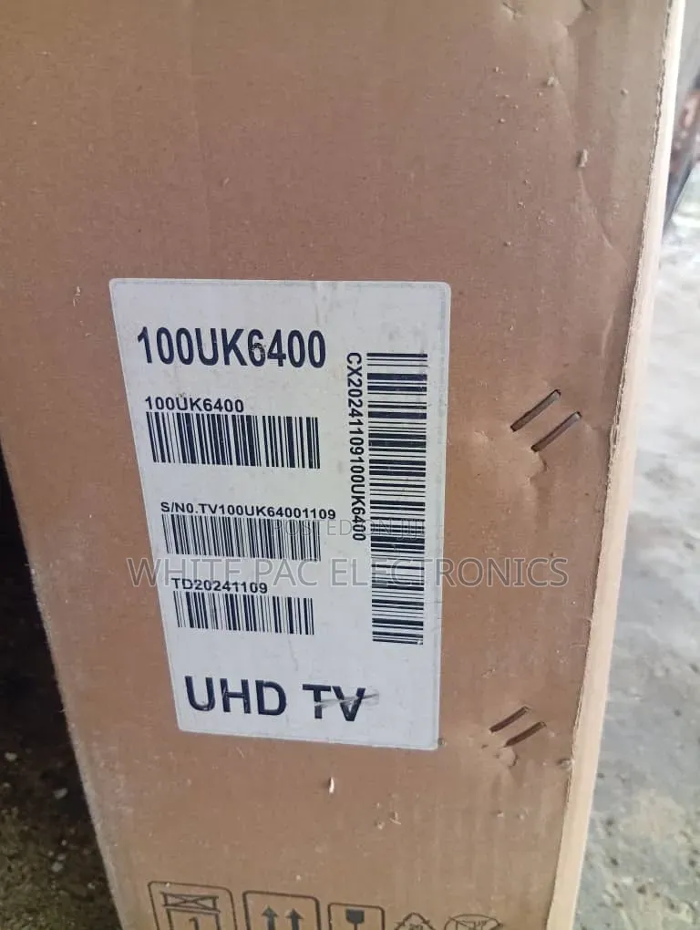 New Lg 100"Inch Uhd Android Smart Flameless Tv App Play Store>2 Yrs