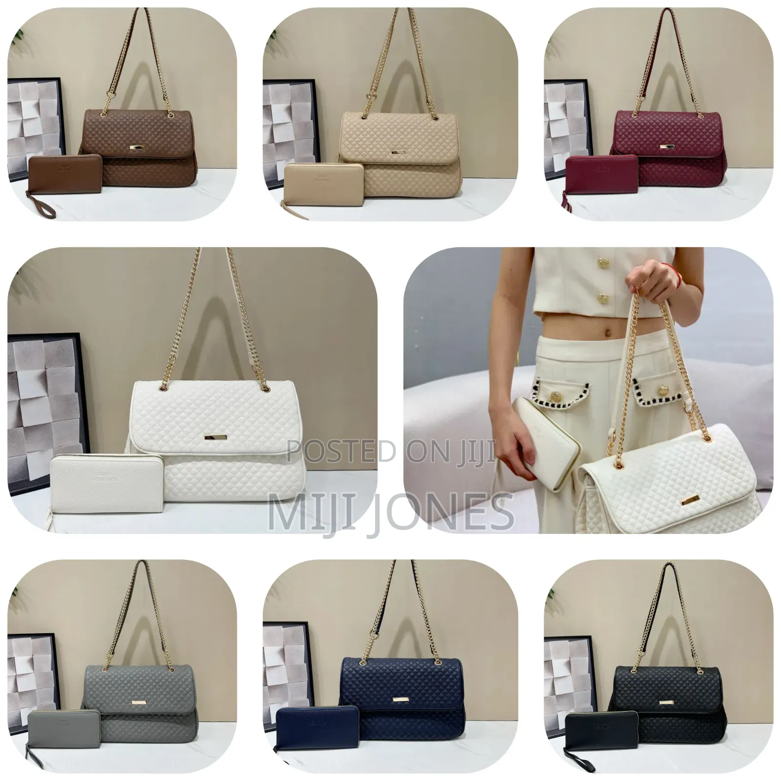 Women’S 2 in 1 Handbag Set - Tote + Matching Sling Bag*