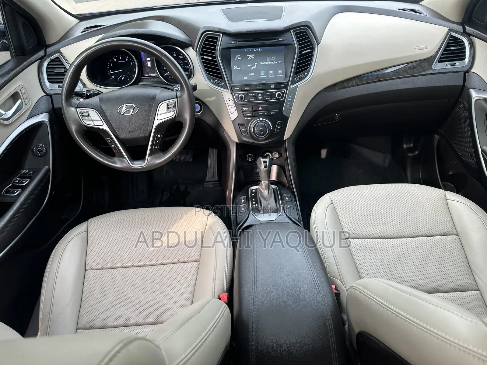 Hyundai Santa Fe SE Ultimate AWD 2017 Gray