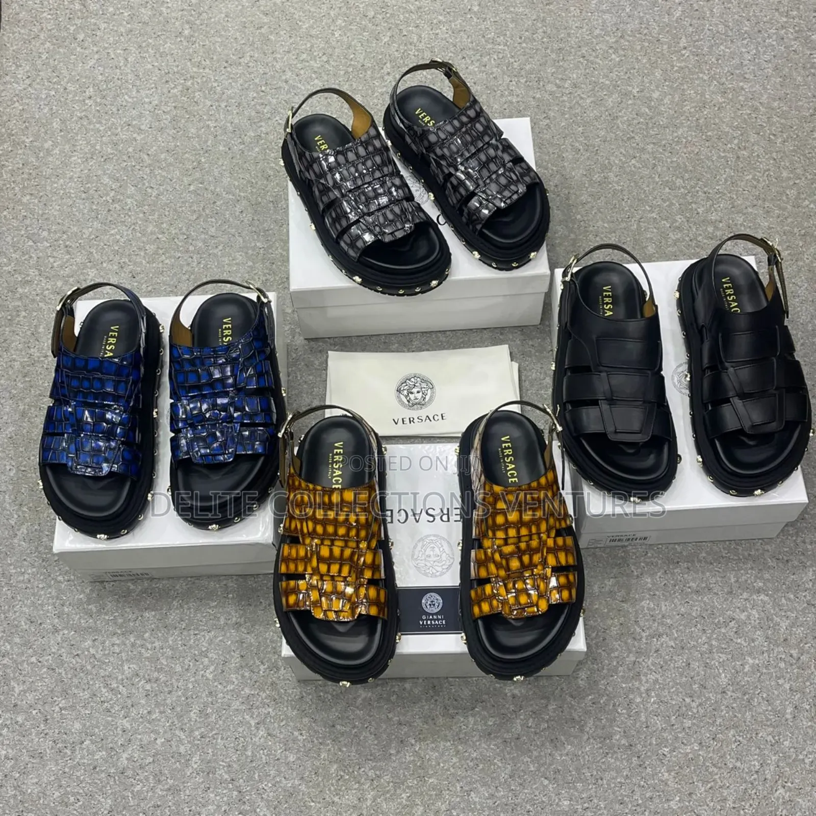 High Quality Luxury Versace Sandals Now Available