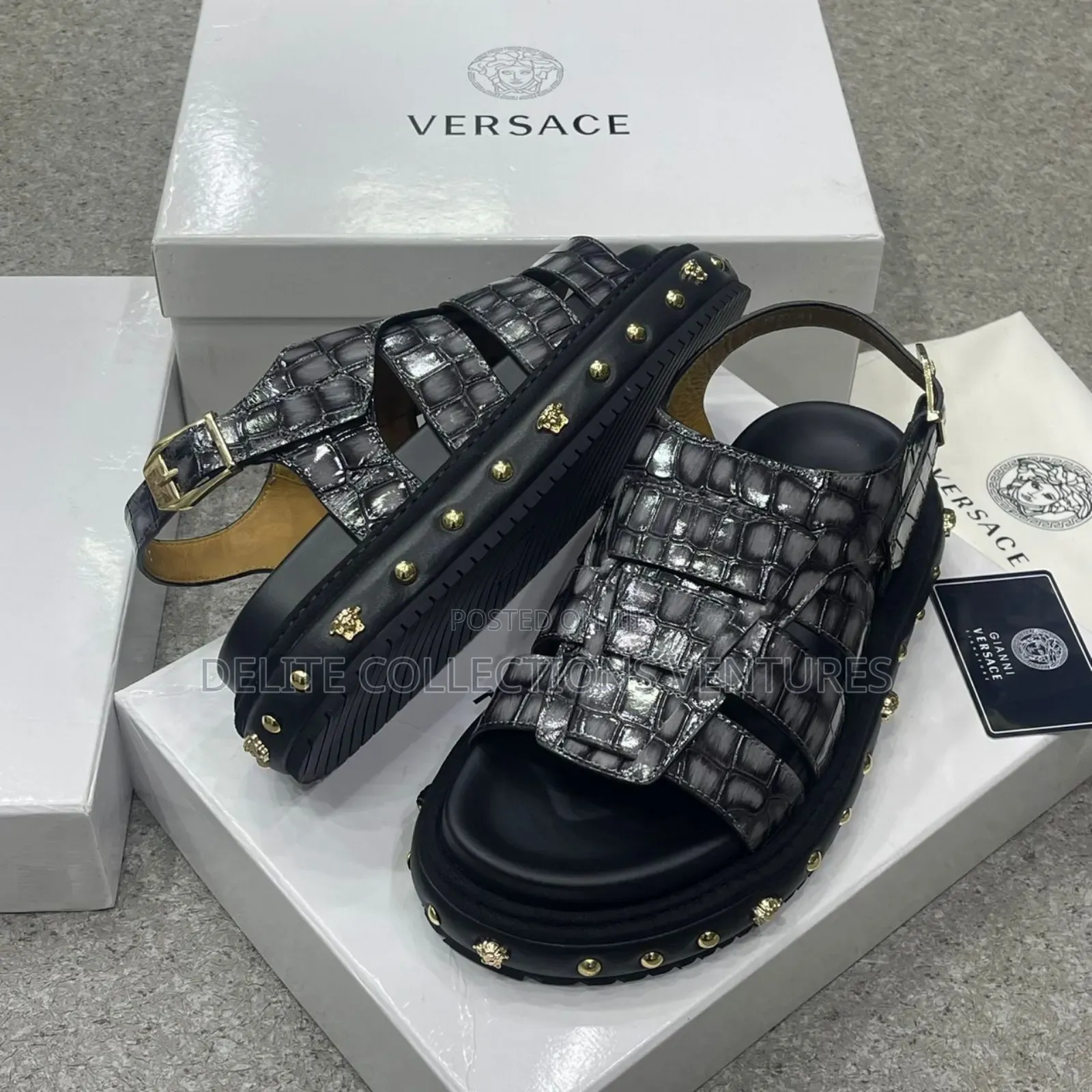 High Quality Luxury Versace Sandals Now Available