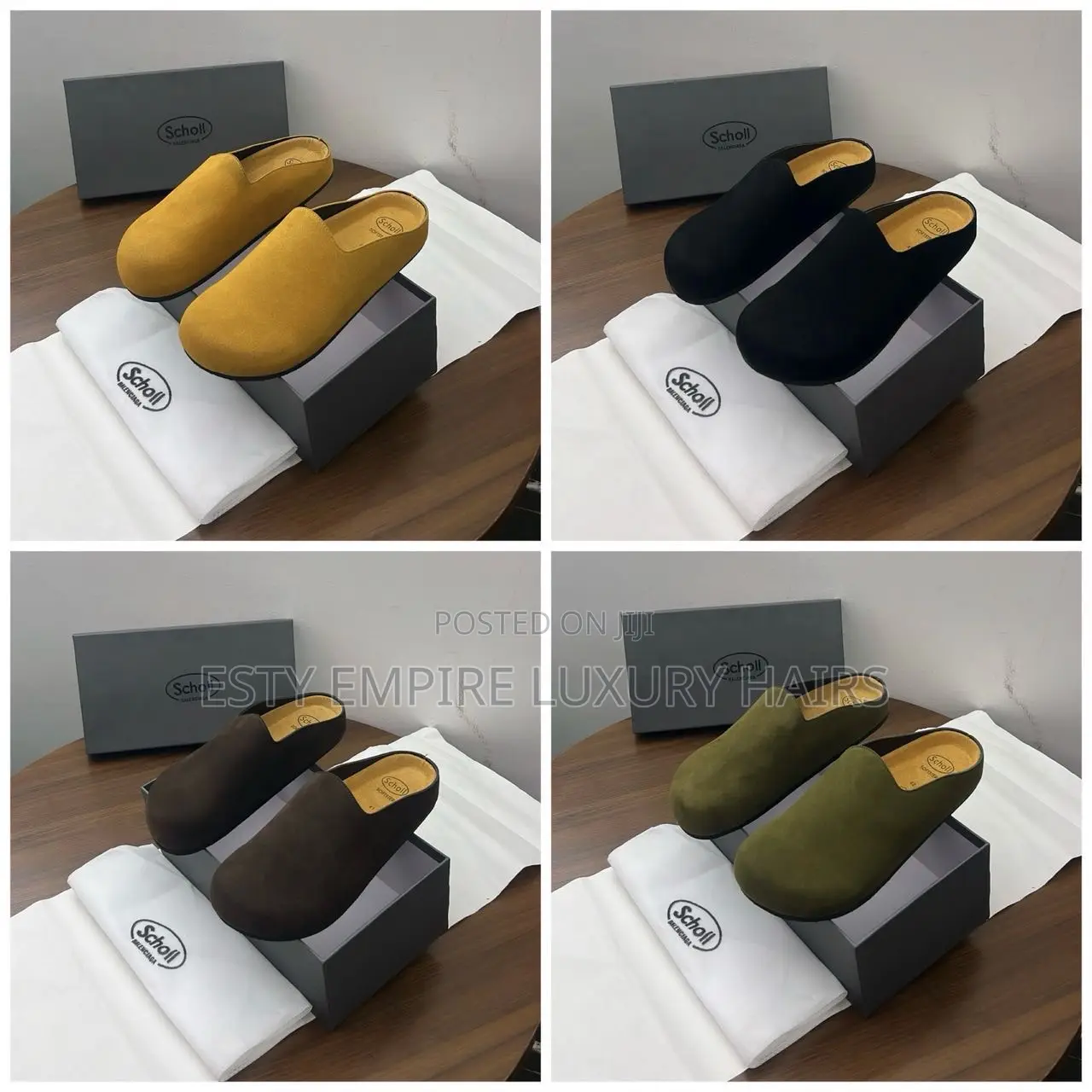 High Quality Luxury Balenciaga X Scholl Yellow Clog