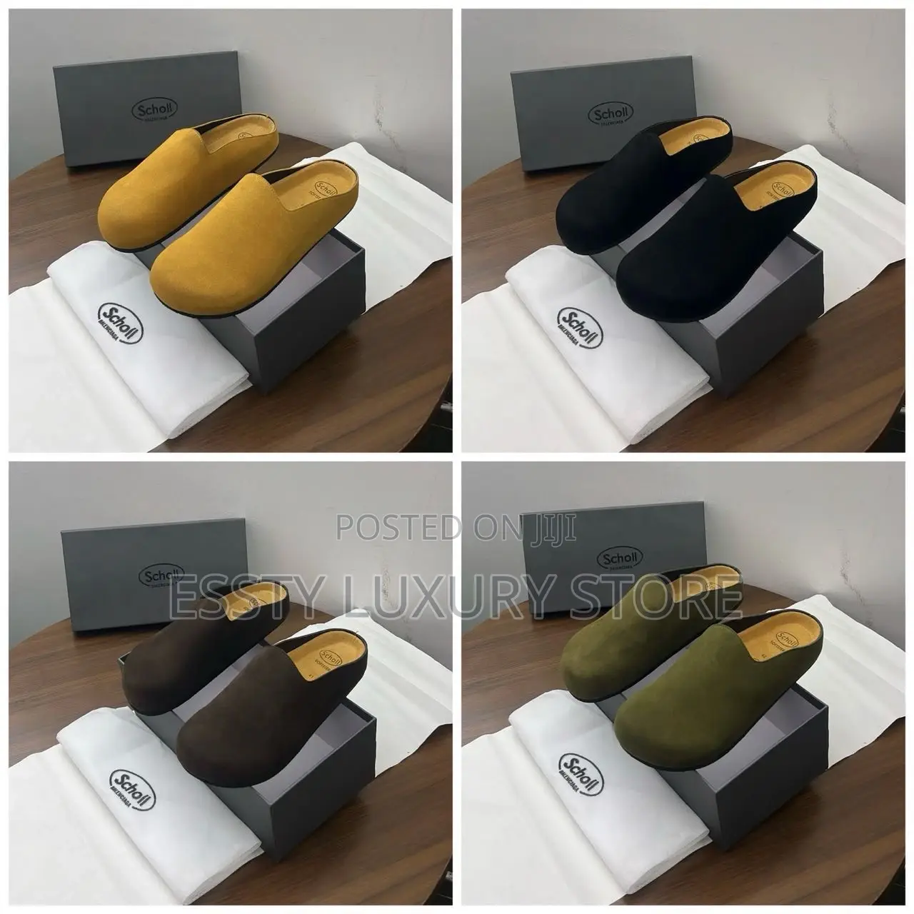 High Quality Luxury Balenciaga X Scholl Yellow Clog