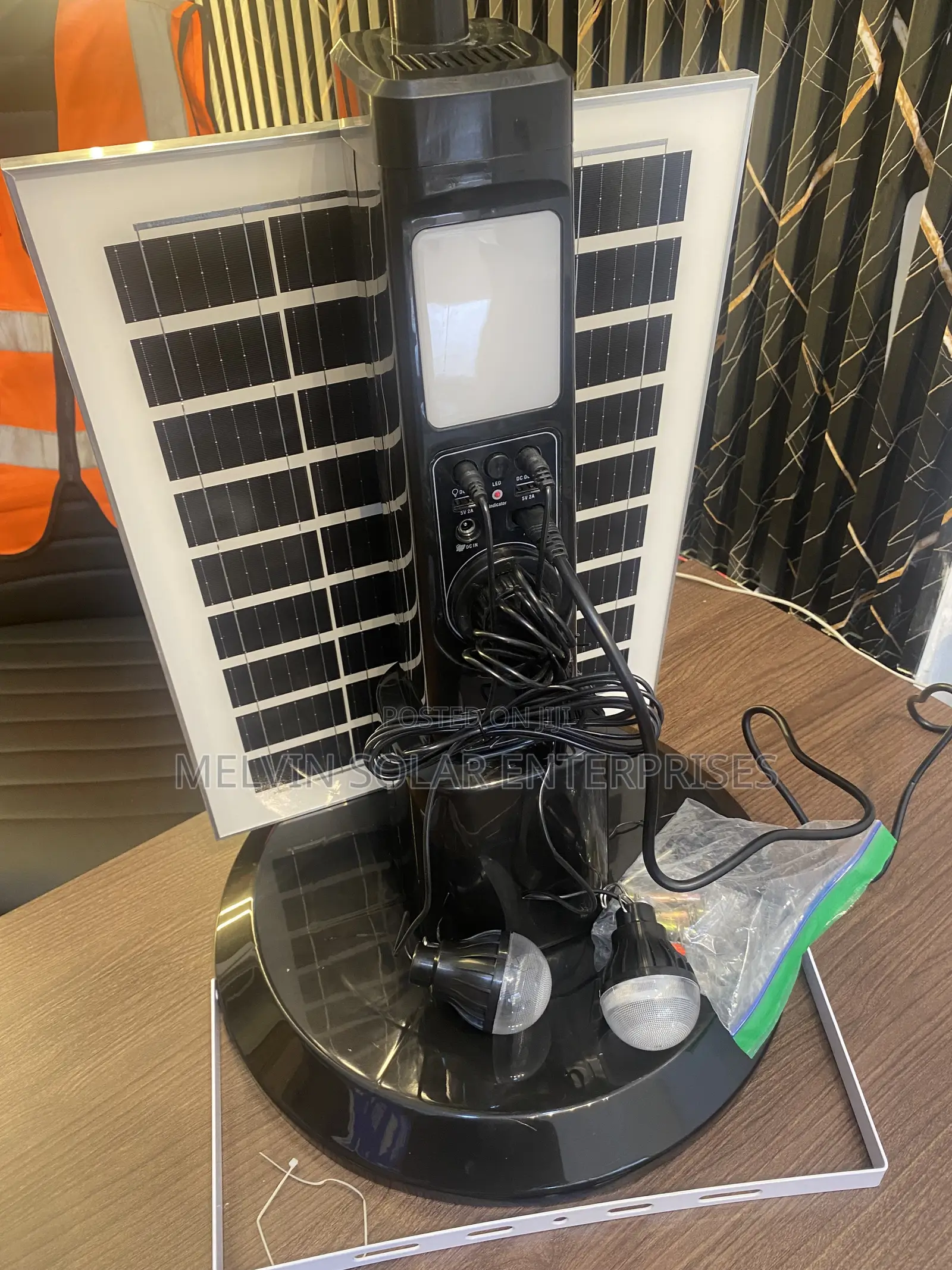 18inches Ac/Dc Hamtem Solar Rechargeable Fan Available in Store Now