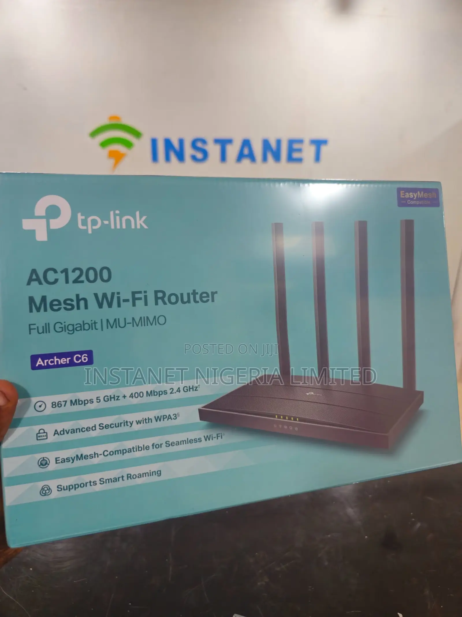 Tp-Link Archer C6 Ac1200 Mesh Wifi Router