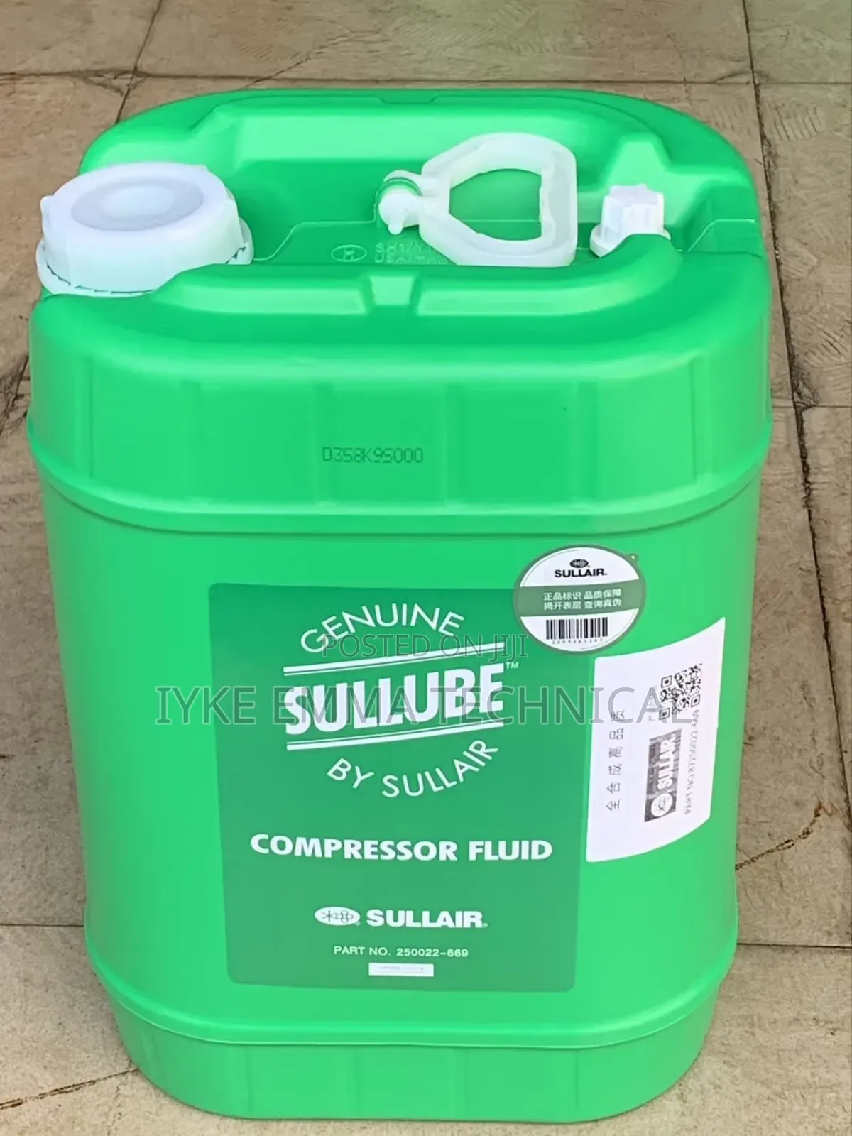 Sullube Sullair Compressor Oil 250022-669