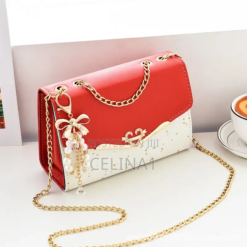 Crossbody Trendy Bag With Chain