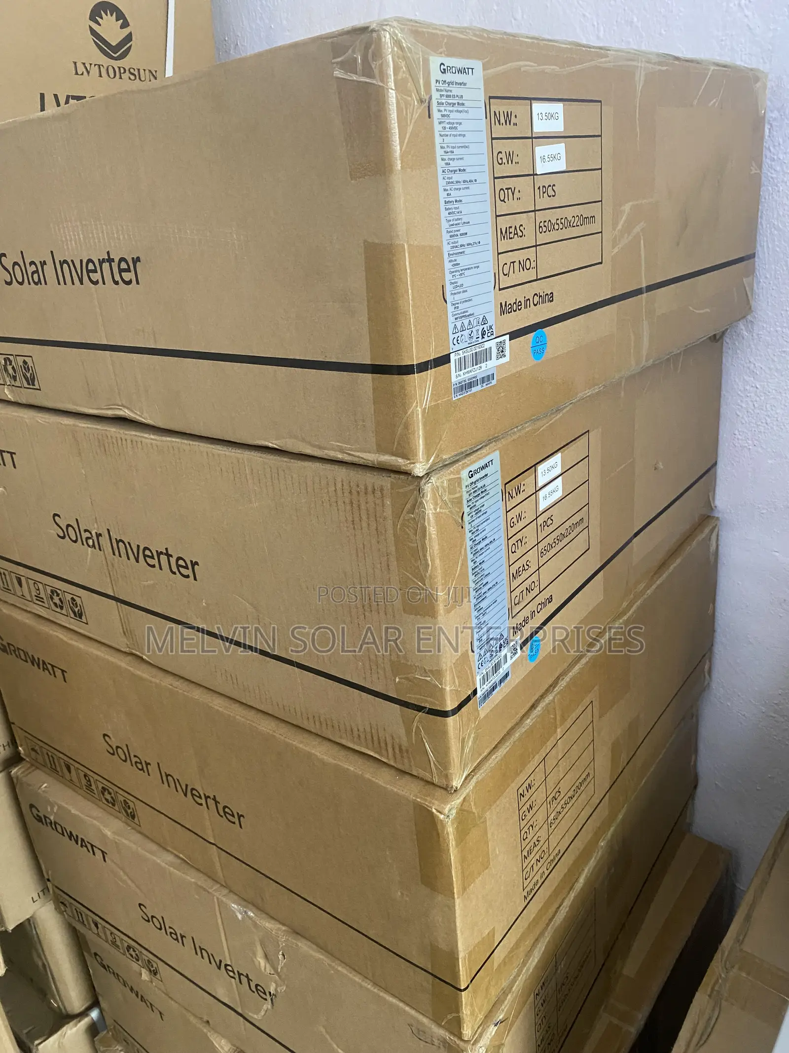 6kw 48v Hybrid Growatts Hybrid Solar Pure Sine Wave Inverter Available