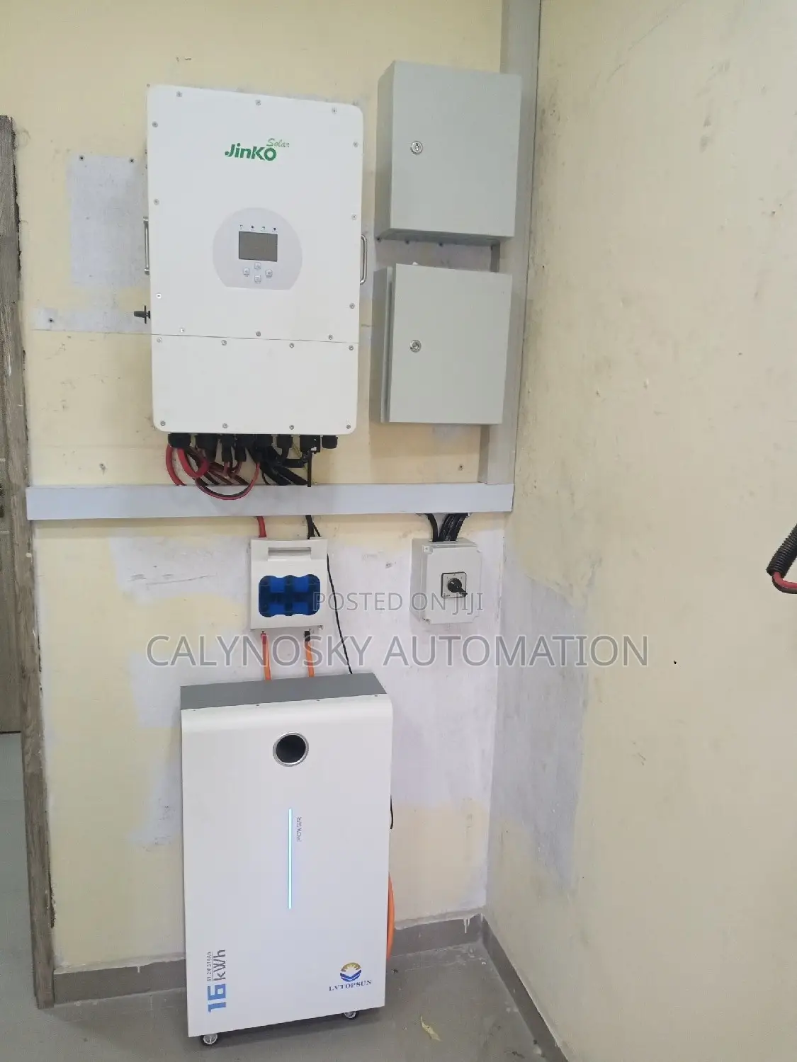 16kwh Lithium Battery and 12kva Inverter With Panels
