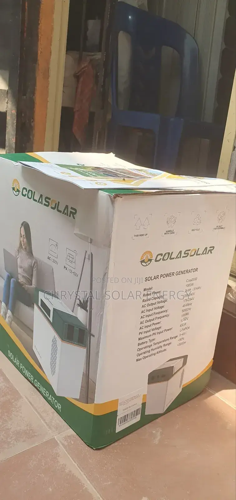Cola 2000kwh 315a Battery Capacity Solar Generator With Dc Ac Charger