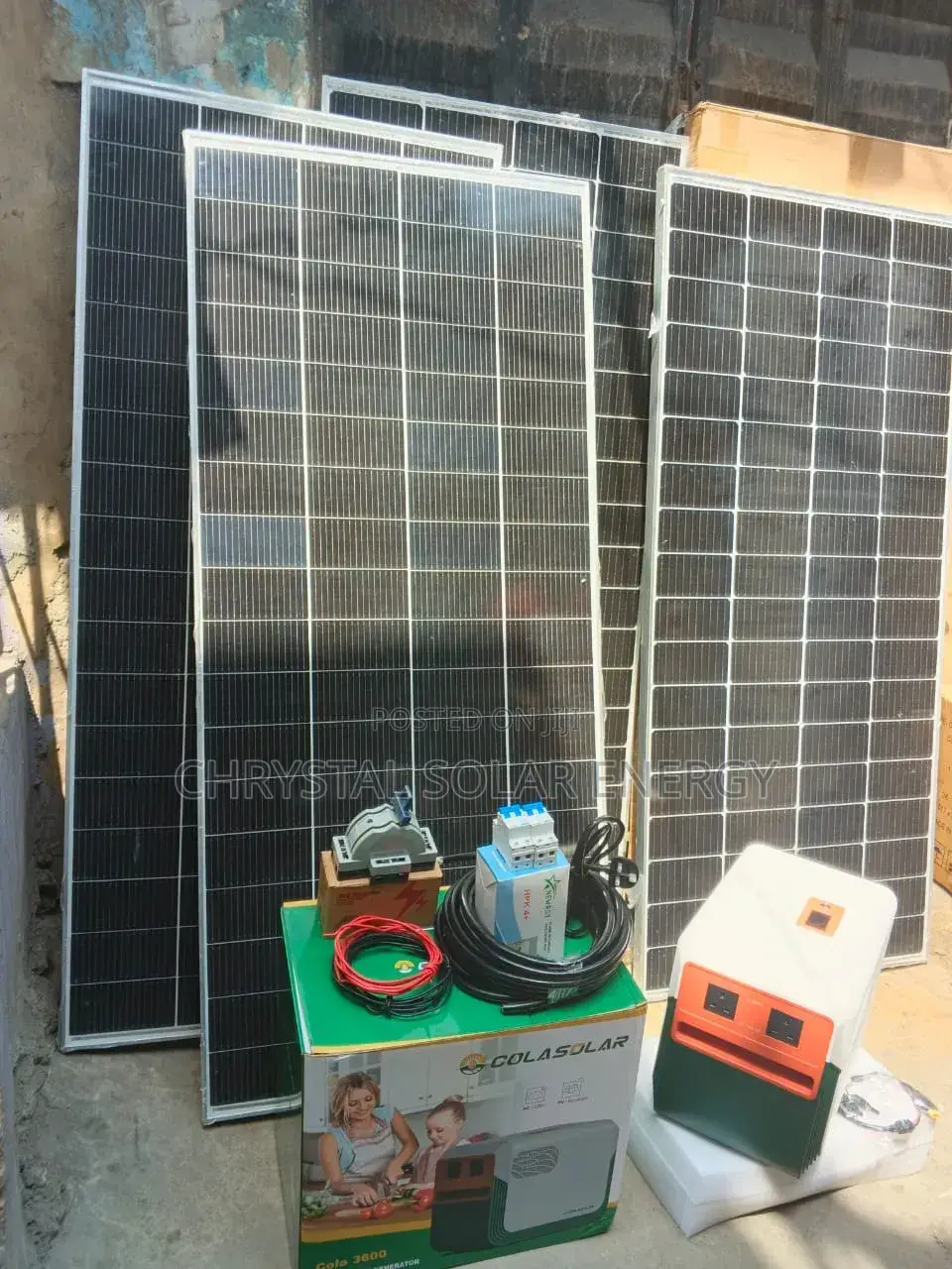 Cola 3600kwh 1200watts Inverter Capacity 3.6kwh Lithium Battery
