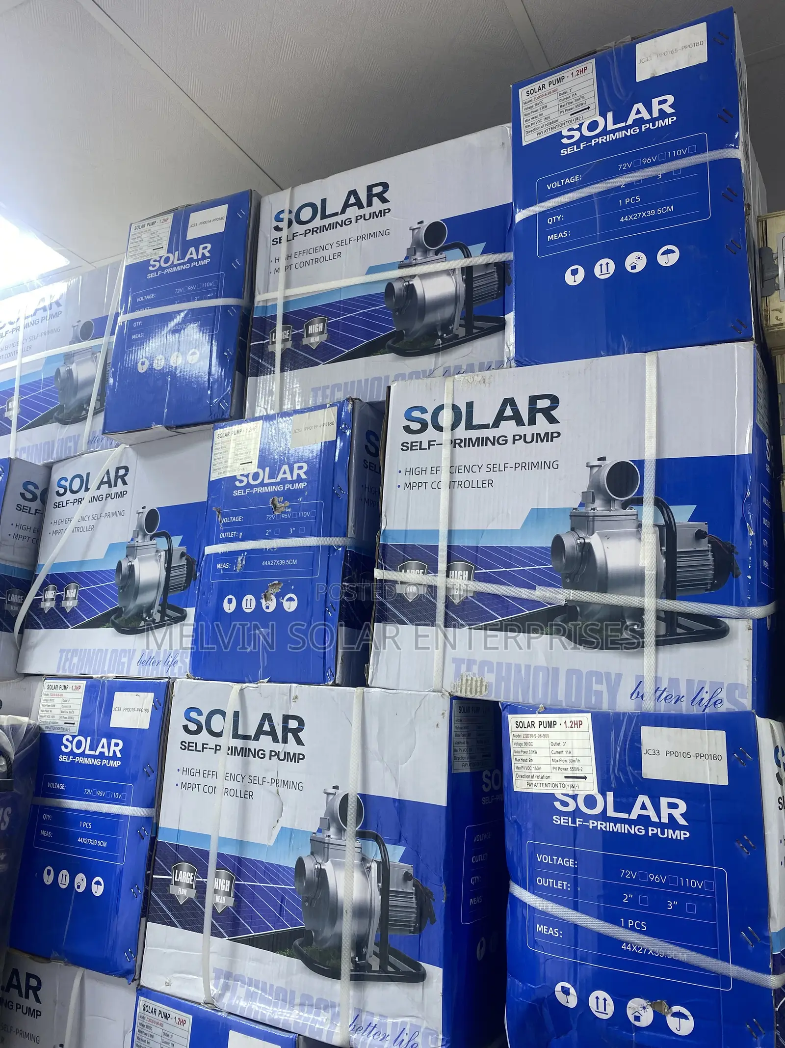 1.2hp 3inches Self- Priming Dc Solar Pumping Machine Available Instore