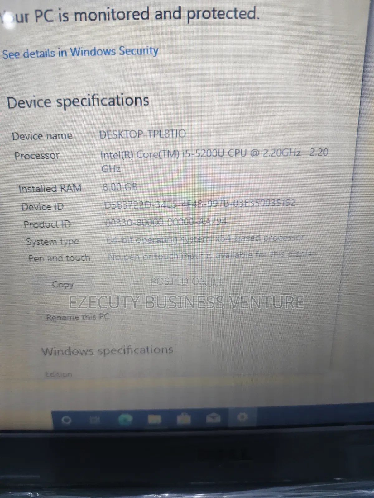 Laptop Dell Latitude 3350 8GB Intel Core i5 HDD 500GB