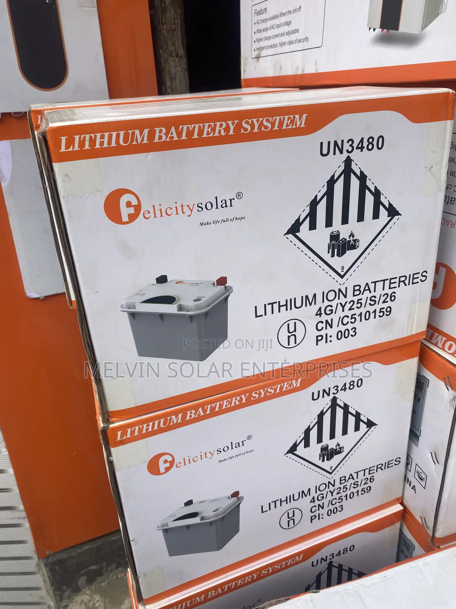 1.28kwh 12.8v Felicity Solar Lithium Ion Phosphate Batteries A