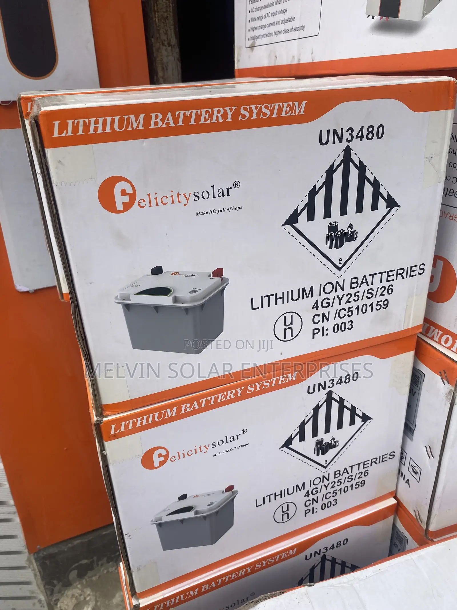 1.28kwh 12.8v Felicity Solar Lithium Ion Phosphate Batteries A