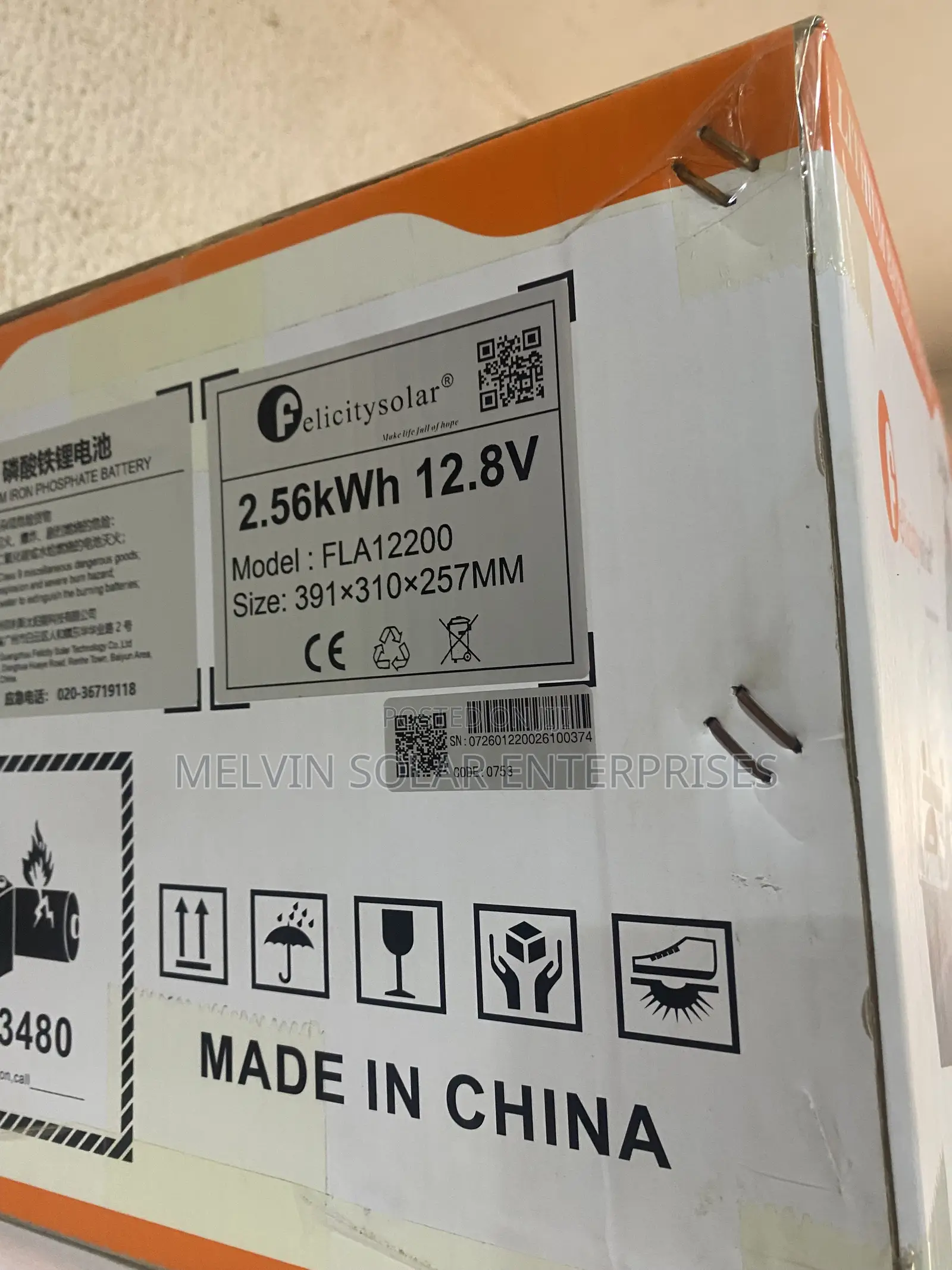 2.56kwh 12v Felicity Solar Lithium Ion Phosphate Batteries Available
