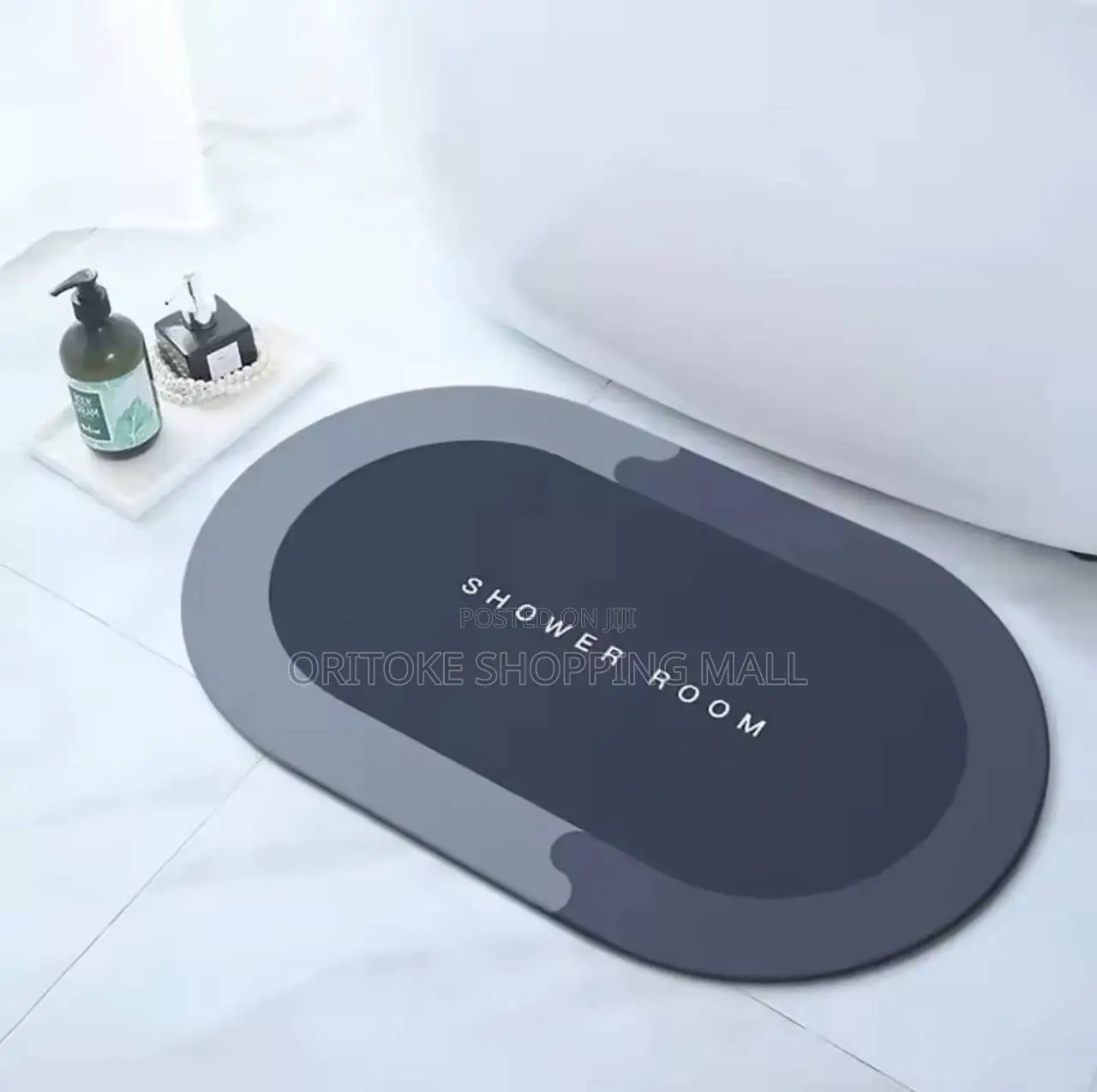 Big Bathroom Toilet Absorbent Bath Mat Carpet Non-Slip Foot Pad