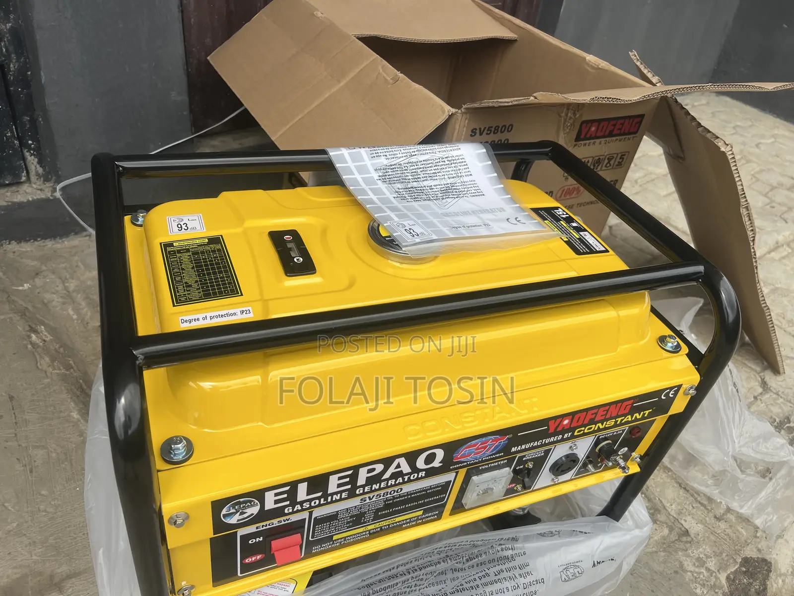 Elepaq 3.8kva Brand New