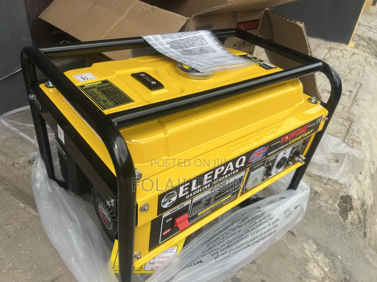 Elepaq 3.8kva Brand New