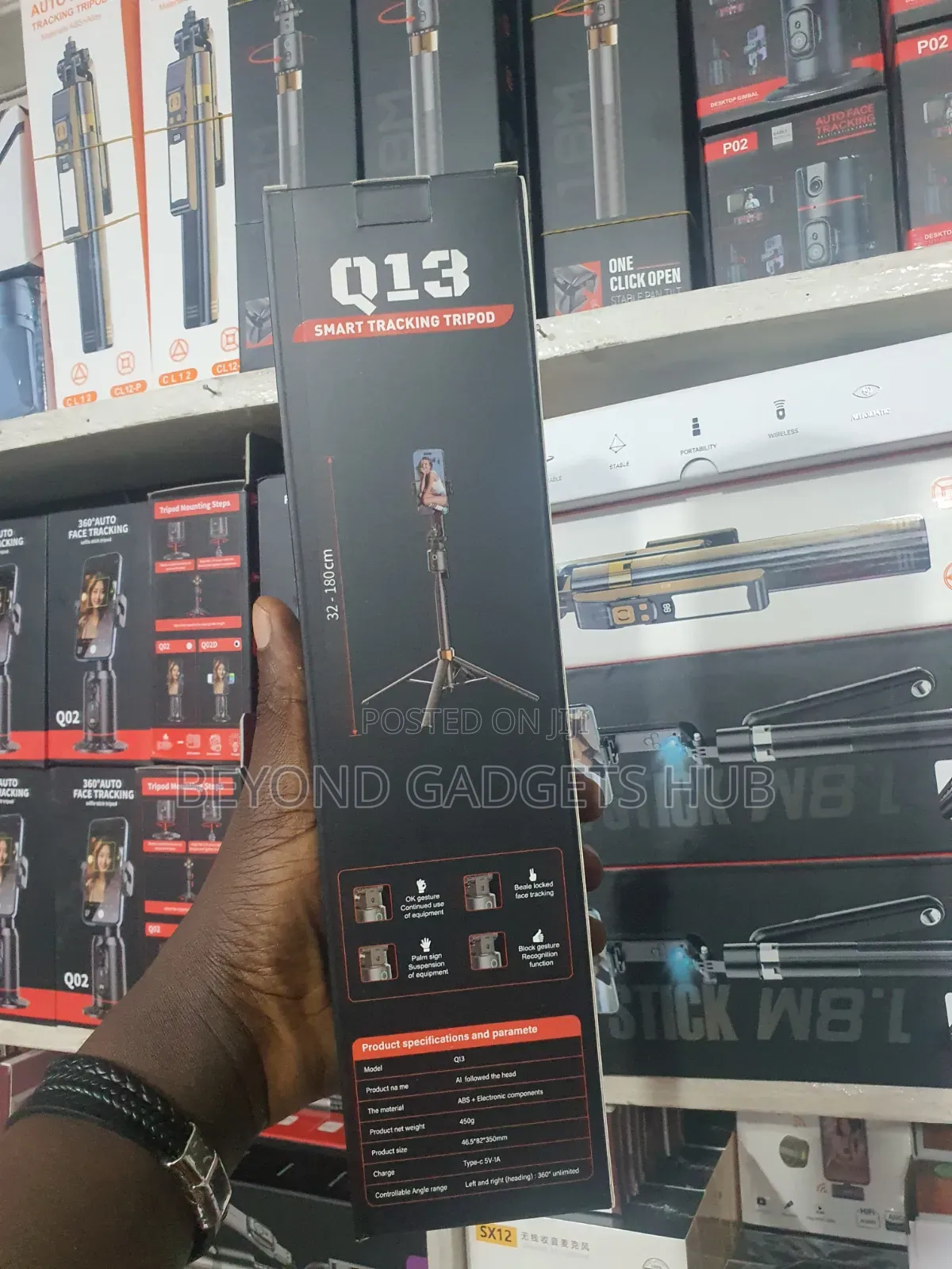 Q13 Smart Tracking Tripod Selfie Stick