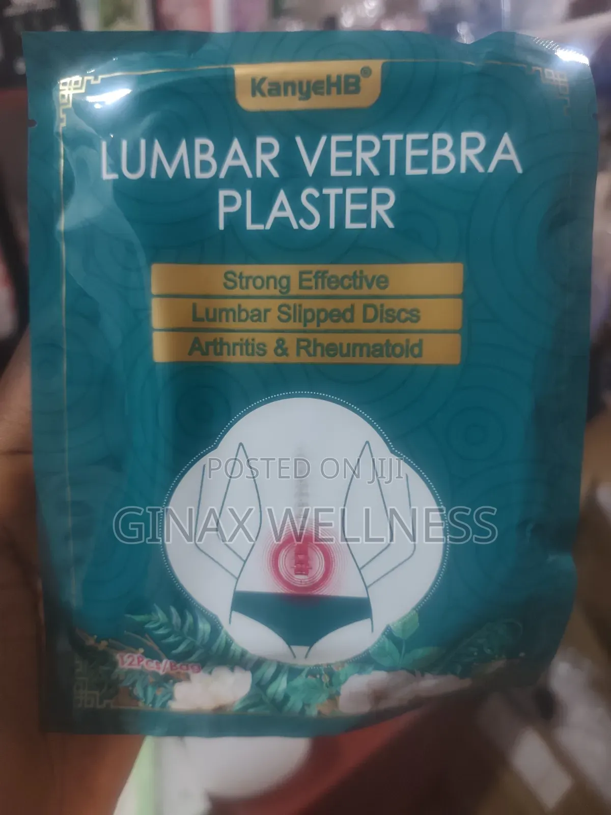 Kanyehb Lumbar Vertebra Plaster For Back Pains, Arthritis, Rheumatoid