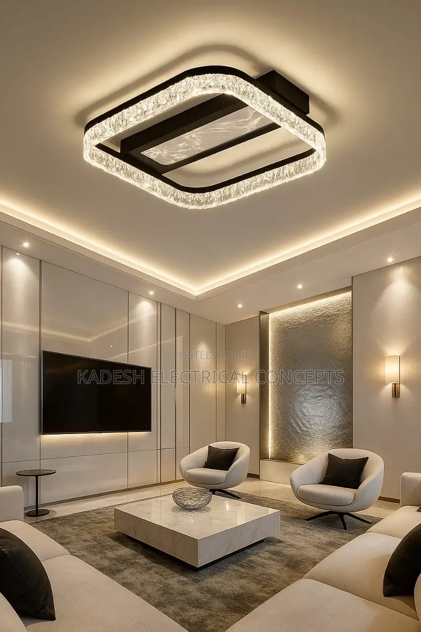 Simple Acrylic Led Ceiling Light for Bedroom Dining Room Living Room