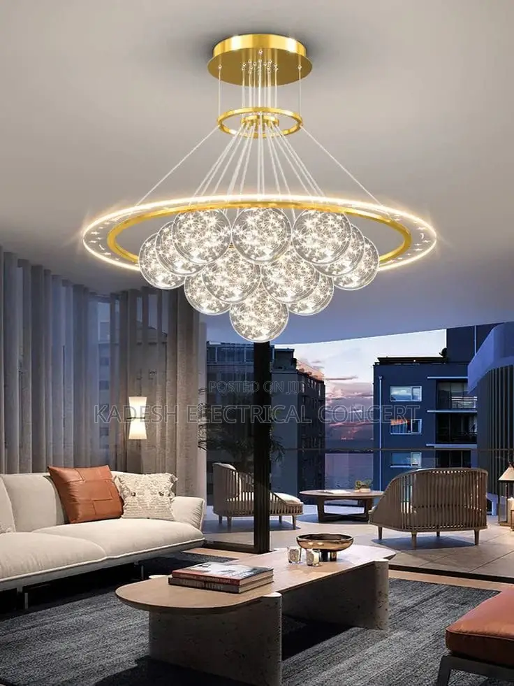 Modern Led Chandeliers for Living Room Bedroom Dining Room Kitchen