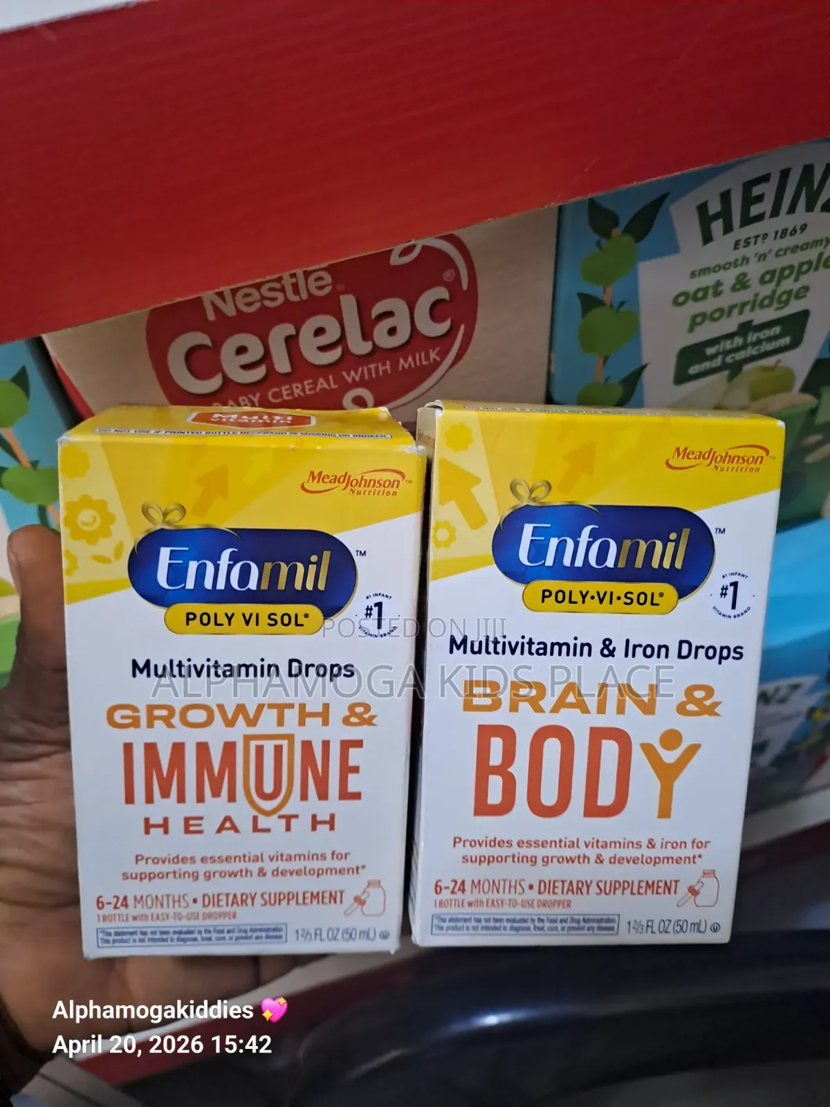 Enfamil Baby Vitamins Enfamil Iron Supplement Drops for Infants