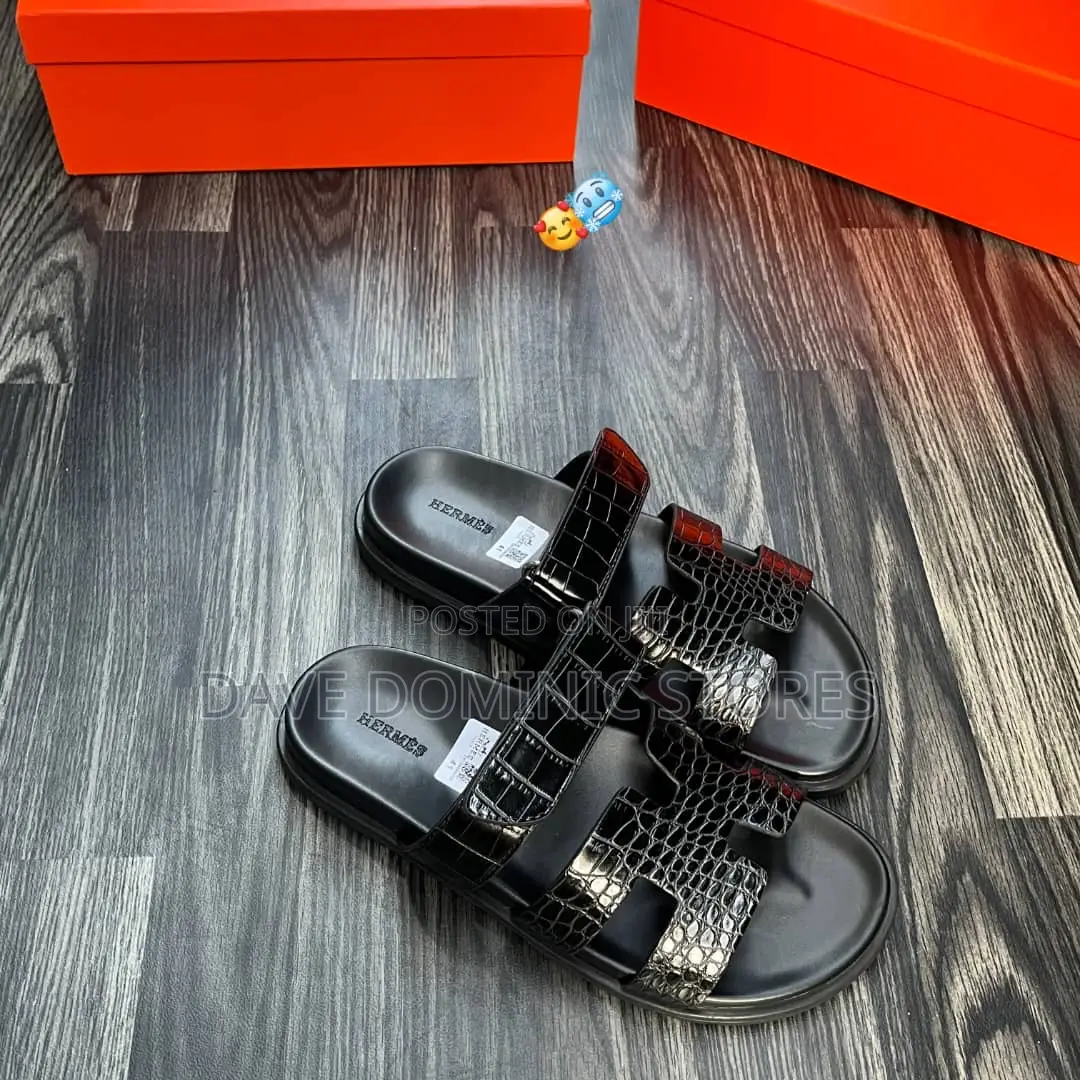 New in Hermes Chyper Kashmir Crype Sandals