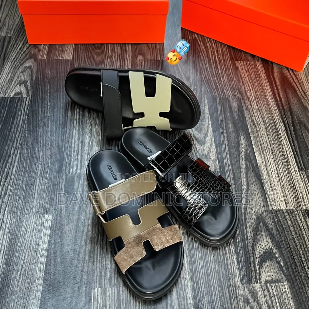 New in Hermes Chyper Kashmir Crype Sandals