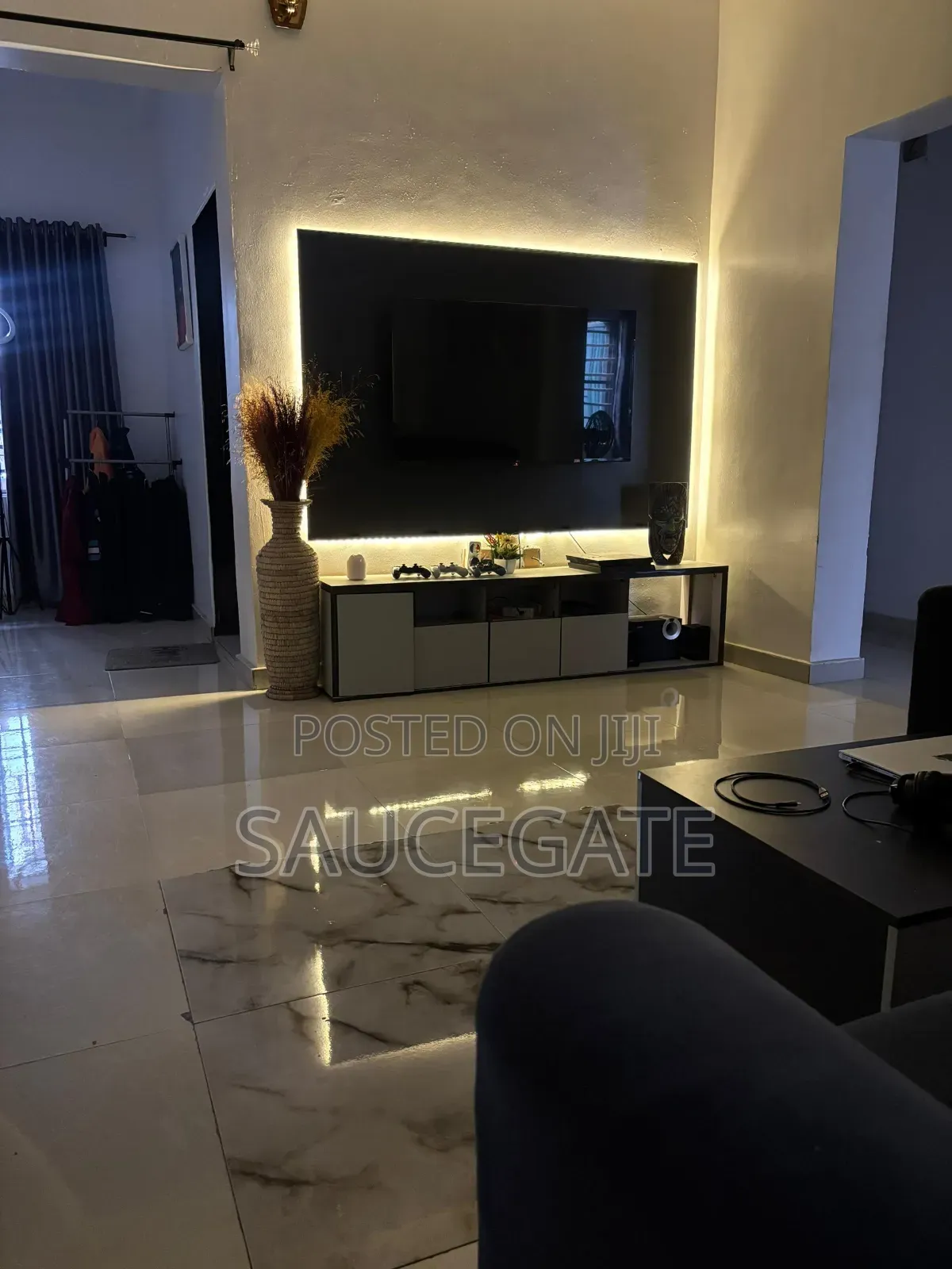 Furnished Mini Flat in Hossan Estate Ago for rent