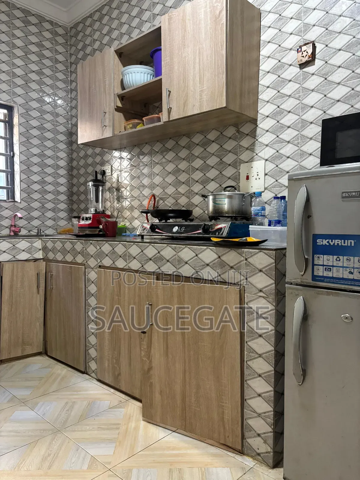 Furnished Mini Flat in Hossan Estate Ago for rent