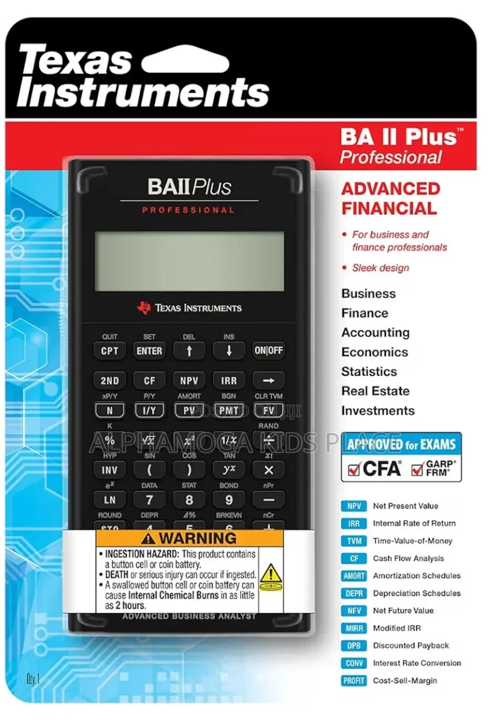 Texas Instrument Ii Plus Professional Calculator F