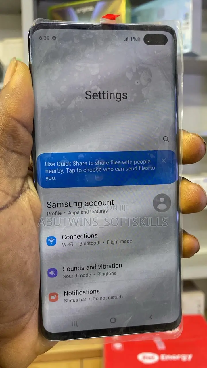 Samsung Galaxy S10 Plus 128 GB Black