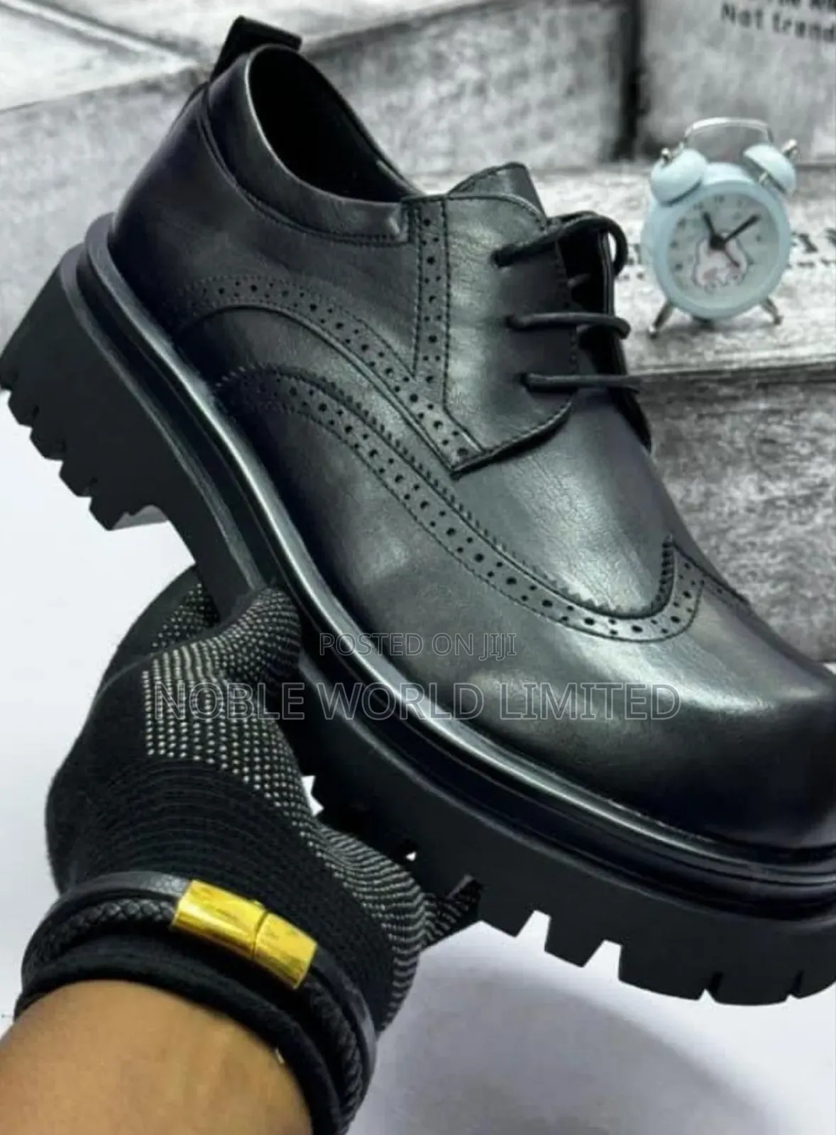 Black/Brown Men's Chunky Shoes Abl 6g
