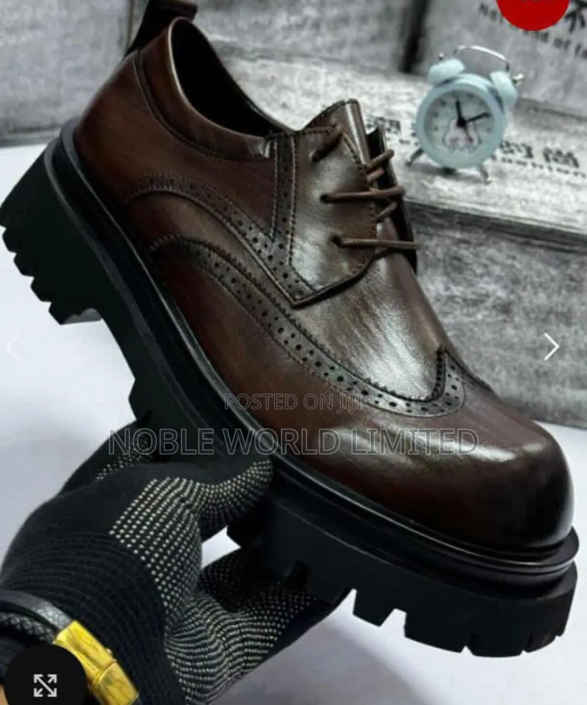 Black/Brown Men's Chunky Shoes Abl 6g