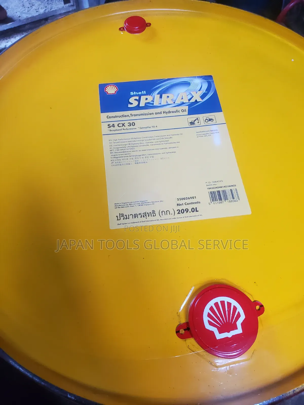 Shell Spirax S4 Cx 30 Oil Drum