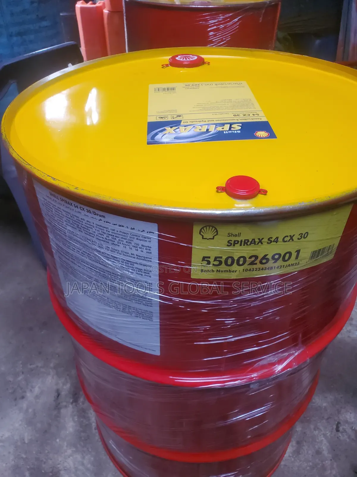 Shell Spirax S4 Cx 30 Oil Drum