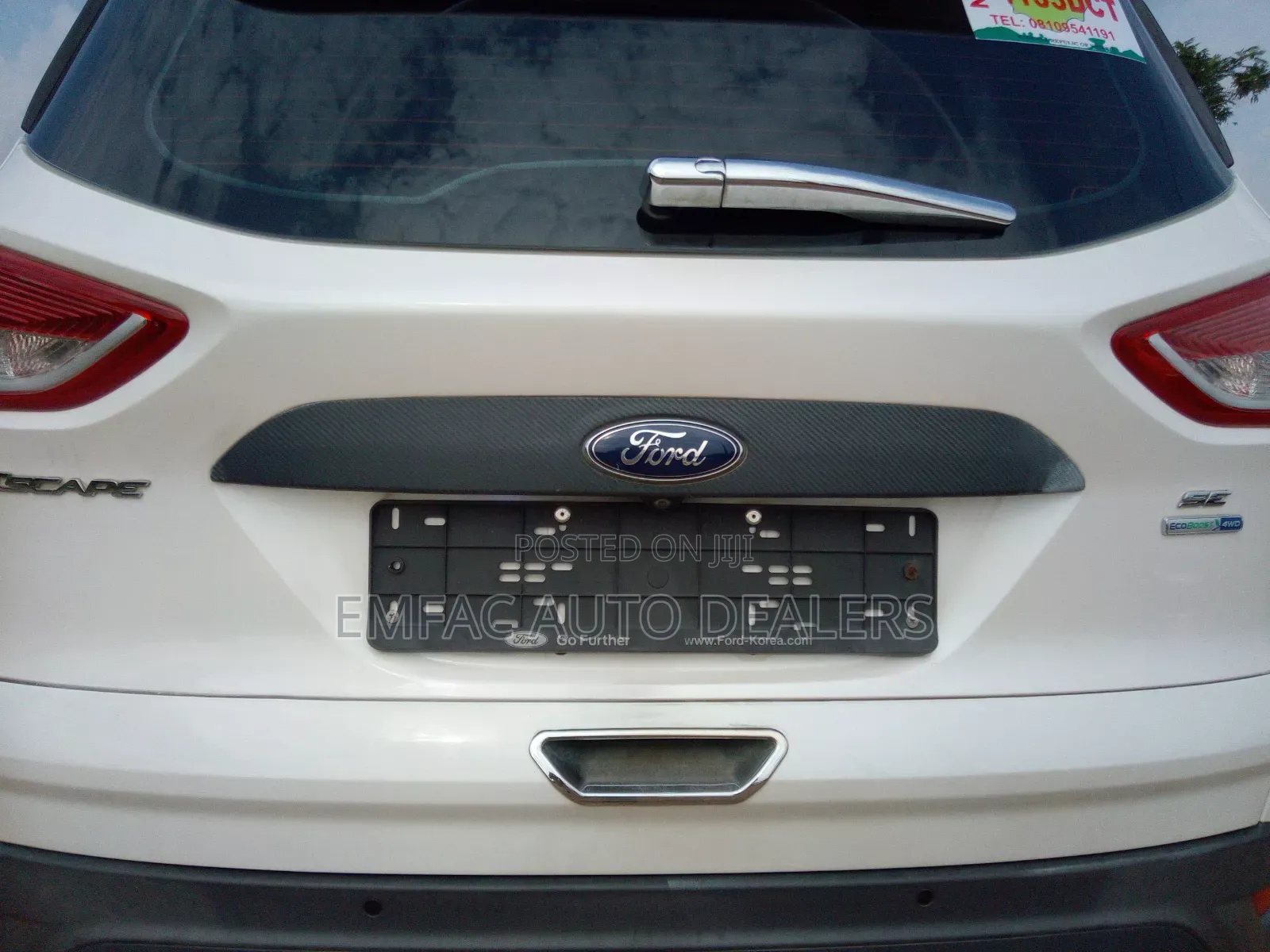 Ford Escape SE 4dr SUV AWD (1.6L 4cyl Turbo 6A) 2014 White