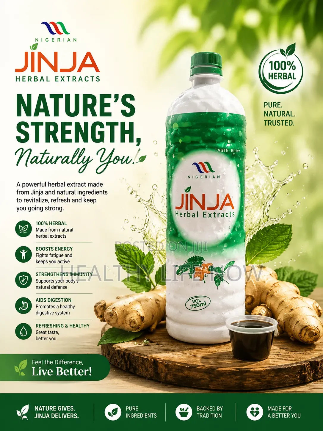 Jinja Herbal Extract Help Maintain Healthy Organ System and Enjoy Life
