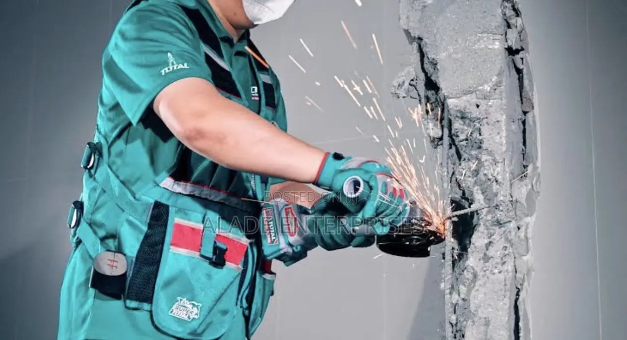 Total Tools Angle Grinder 4.5" 20v Brushless Cordless With 2 Batteries