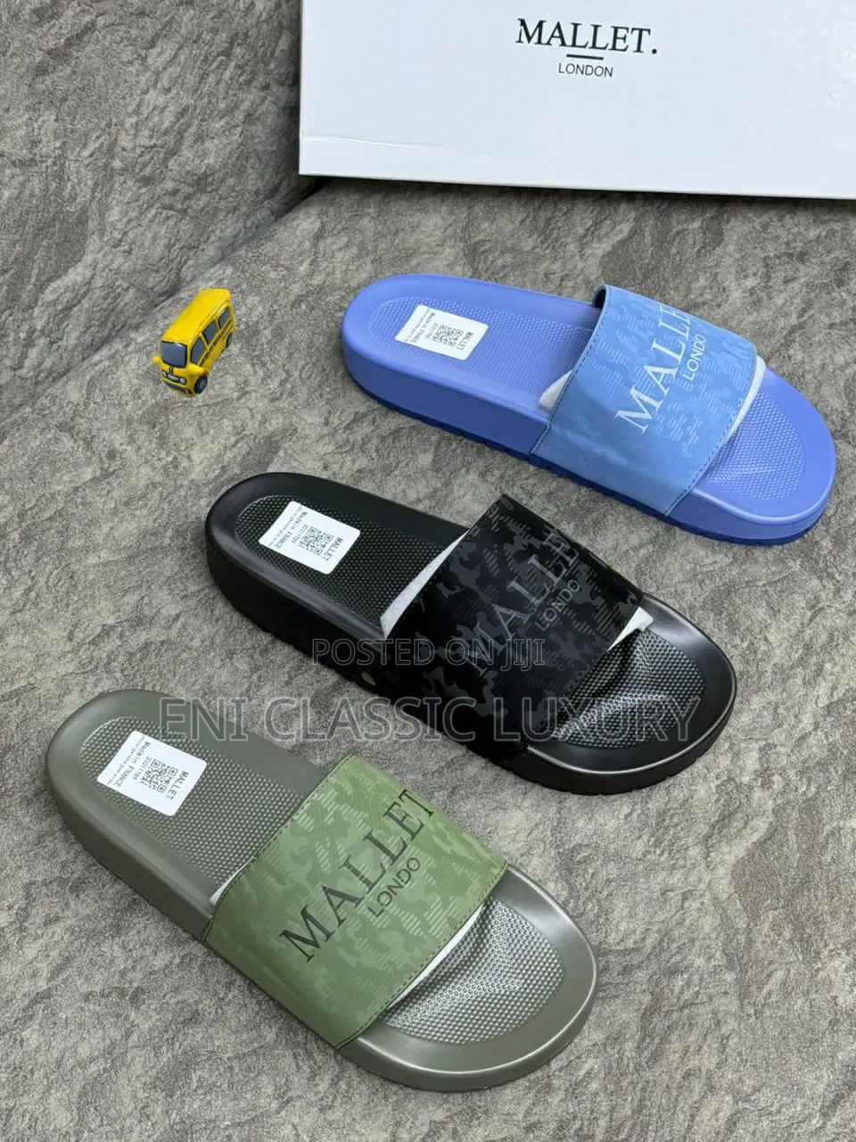 Burberry Luxury Men's Slides Well Banded Package
