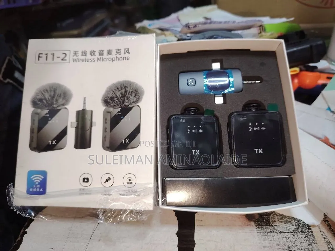 F11-2 Microphone Type C And iPhone