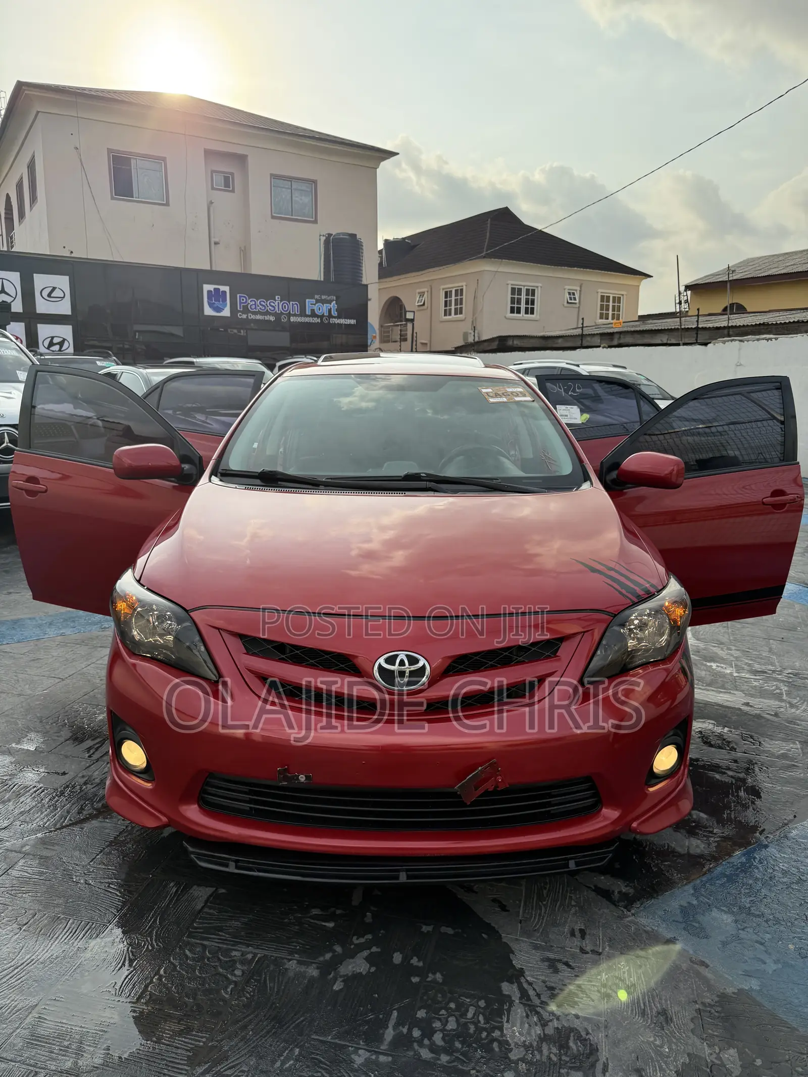 Toyota Corolla S 4dr Sedan (1.8L 4cyl 4A) 2013 Red