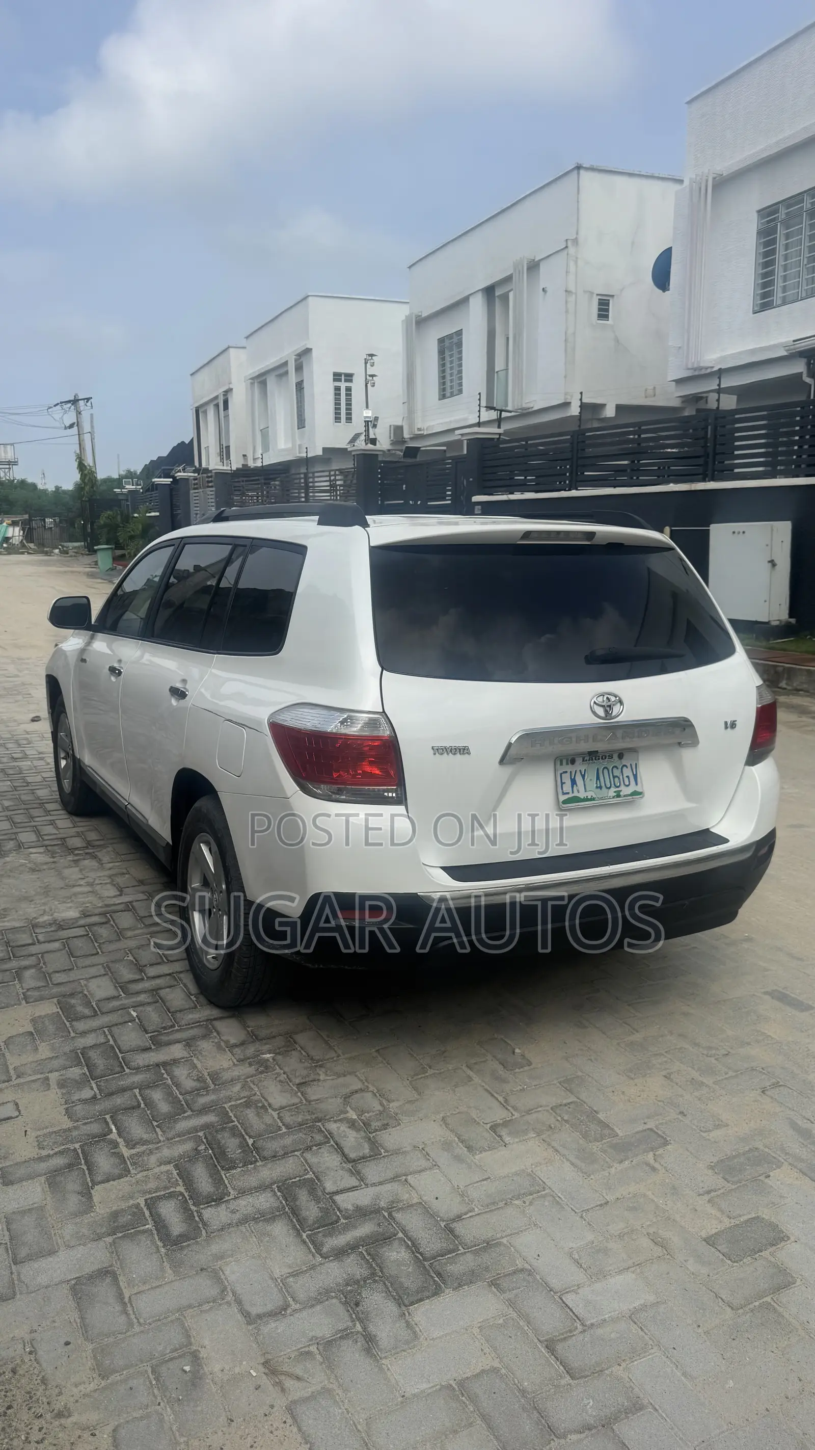 Toyota Highlander Sport 2008 White