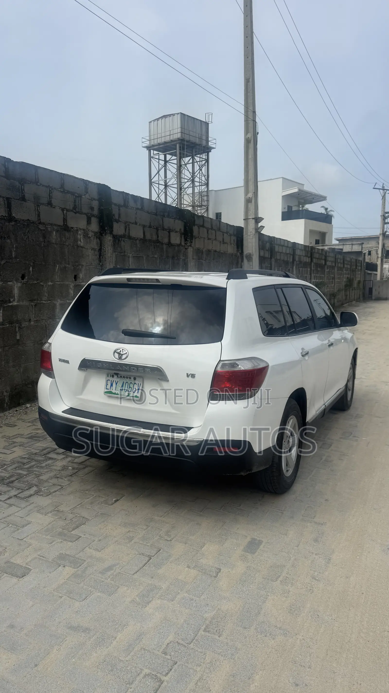 Toyota Highlander Sport 2008 White