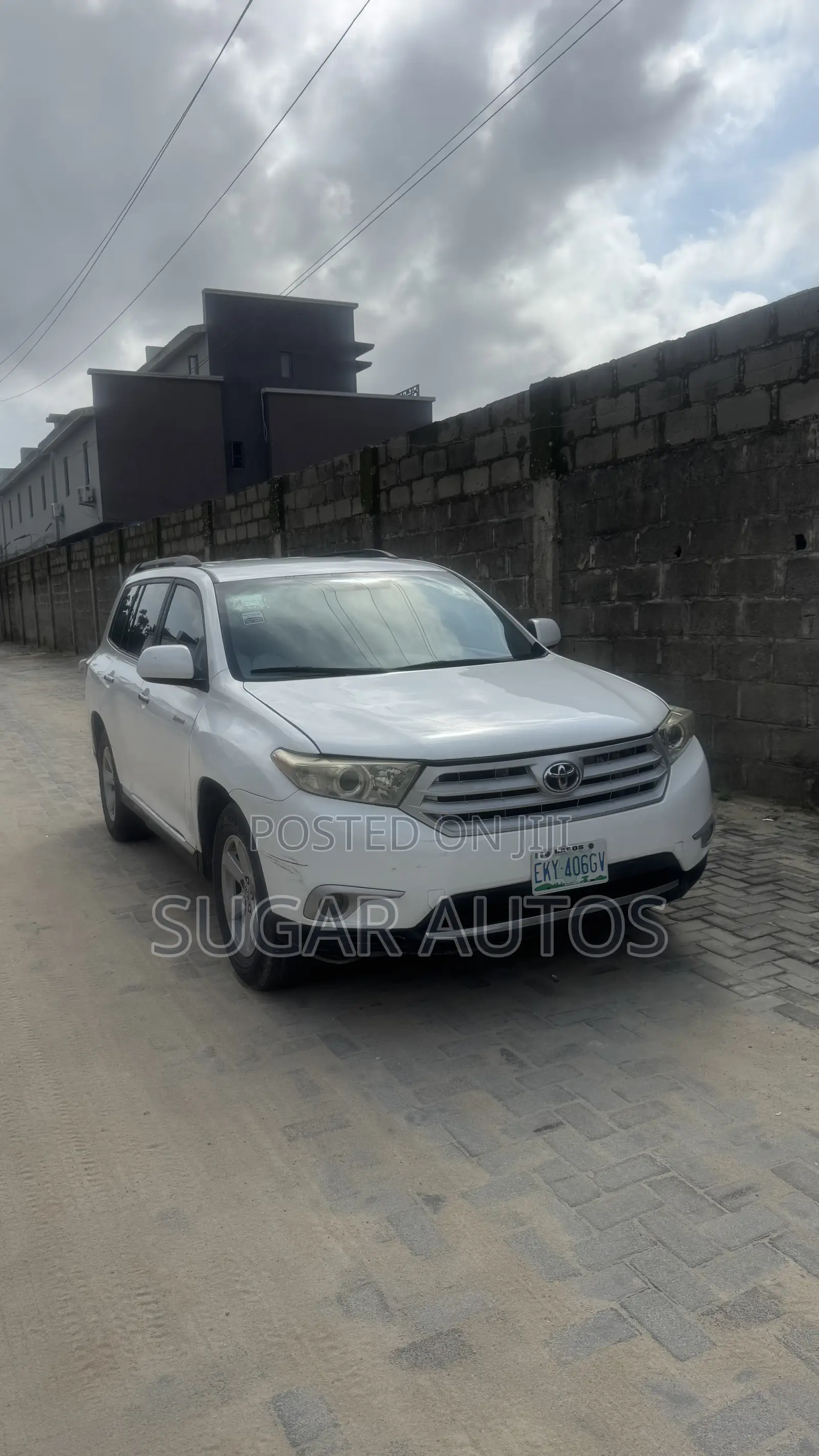 Toyota Highlander Sport 2008 White