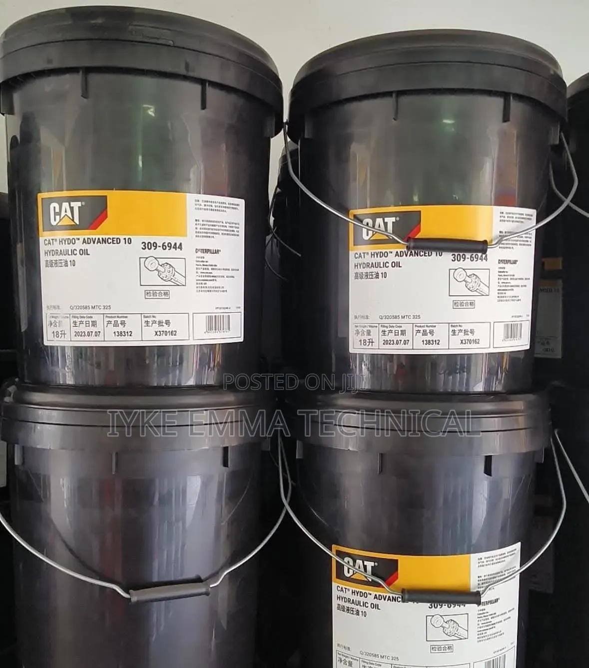 Caterpillar Cat Hydo Advanced 10 Hydraulic Oil